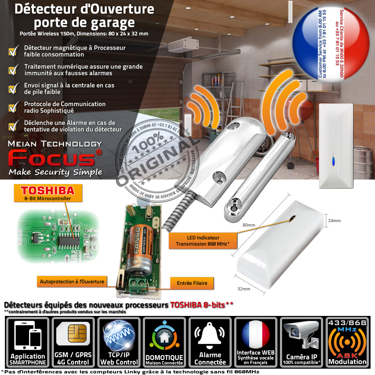 Alarme Sans Fil Garage