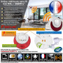 Sirène Meian MD214RF avec batterie de secours pour sécurité continue