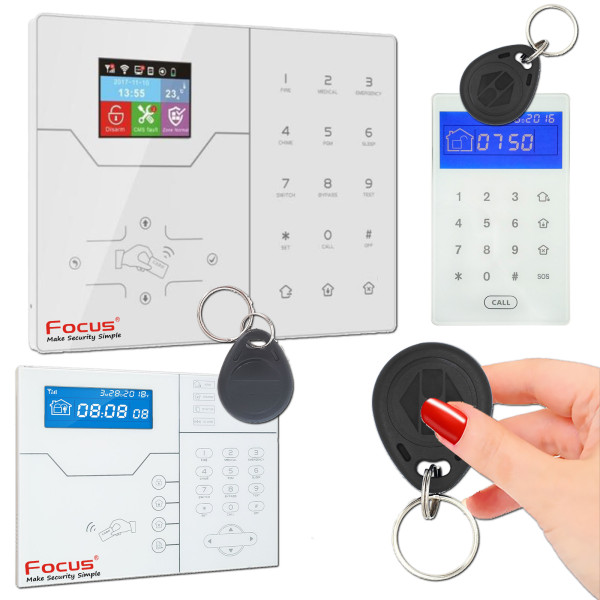 Badge alarme rfid meian securise appartements boutiques et locaux techniques
