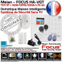 Pack alarme sans abonnement 868 MHz complet pour maison et appartement
