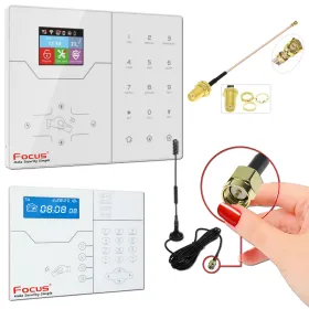 Antenne Alarme 433 MHz 12 dBi avec Connecteur SMA pour votre Système de Sécurité Connecté