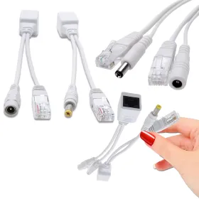 Câble adaptateur PoE 12-48v pour alimentation par câble Ethernet passif