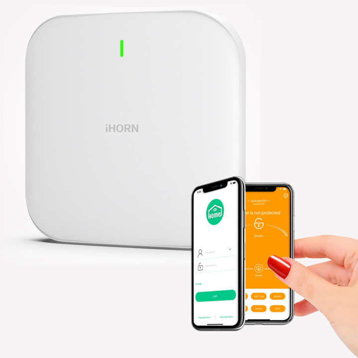 Alarme camping-car 4G connectée avec carte SIM et stabilisation électrique 12V