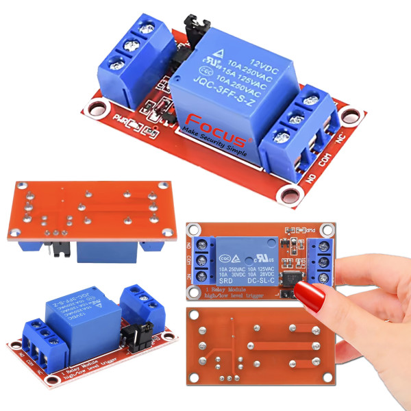 Module relais 12V compatible avec l'Alarme Protectoris pour sortie PGM fiable