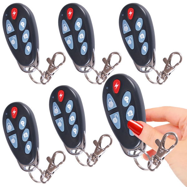 Télécommande alarme 868 MHz PB-403R lot de 6 télécommandes radio sans fil