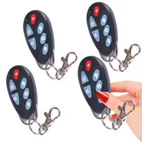 📡 Lot de 4 Télécommandes pour Alarme Sans Fil | Fréquence 868 MHz