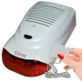 Sirène d’Alarme Extérieure Filaire 12V 120 dB avec Flash LED et Batterie de Secours (en option)