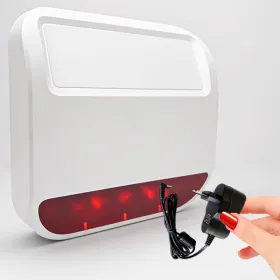 Sirène Extérieure HC-105FK pour l'Alarme Connectée LHD-8100 avec Technologie de communication bidirectionnelle FSK 868 MHz